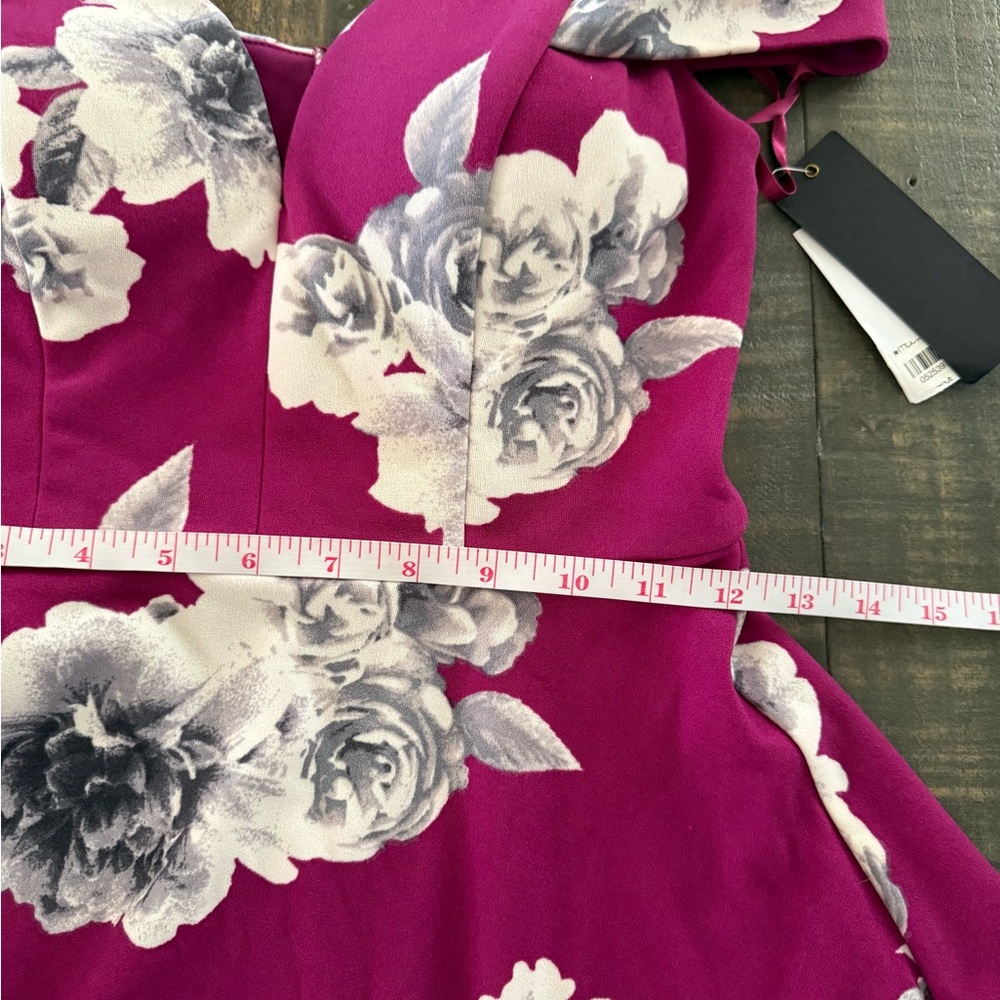 City Studio Pink Floral Mini Dress - Picture 9 of 13